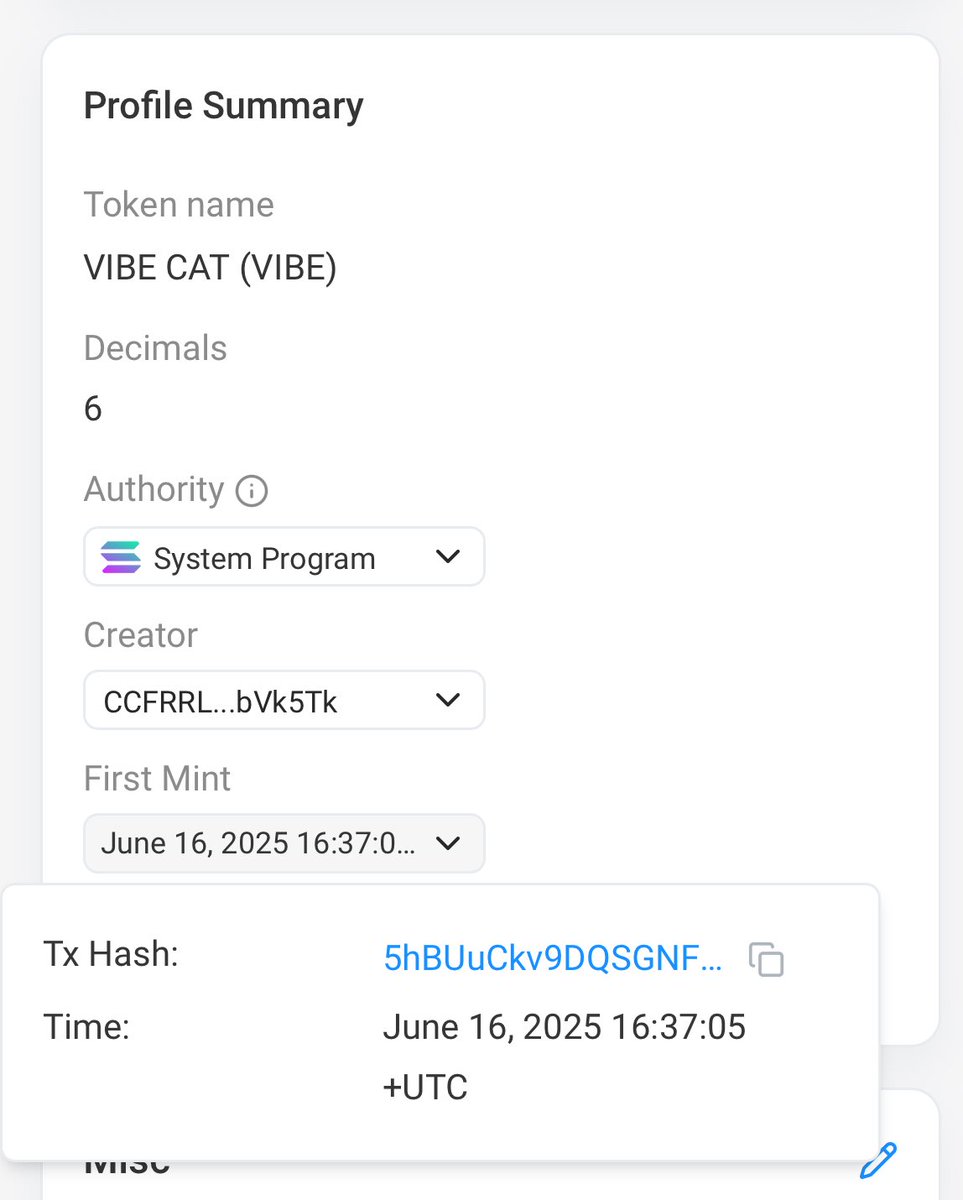 spacedoctor307's tweet image. The truth behind the FIRST token minted from @jup_studio @JupiterExchange 

It’s not #vibedog - July 3, 2025 3:55
It’s not #poopiter - July 3, 2025 4:06
It’s not even $vibe - June 16, 2025 16:37

The first coin is $AFT - June 10, 2025 6:57

@solscanofficial screenshots below and…
