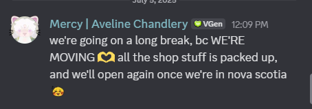 announcement from V-Plaza!