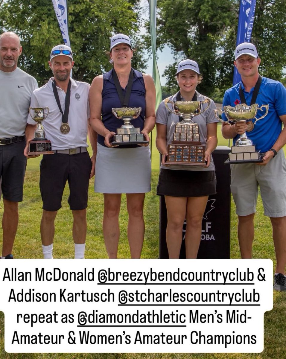 Great tournament from Allan winning the Mid am tournament again! Back to back 👏 👏 <a href="/golf_manitoba/">Golf Manitoba</a>