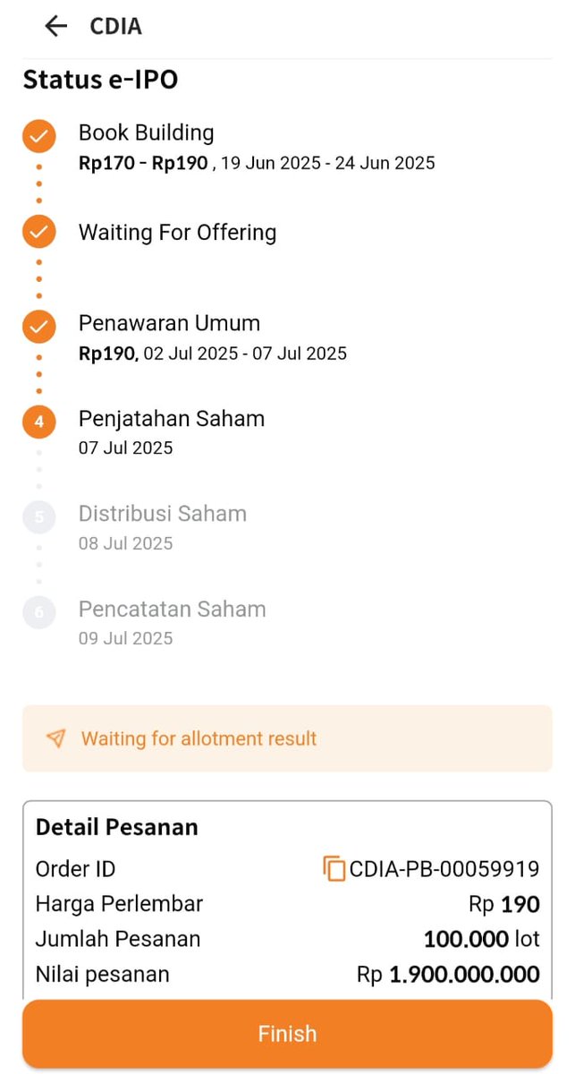 IPO belakangan ini dibahas terlalu berlebihan. Terlalu dipusingin. 

Padahal udah sama2 tau kalo dapetnya kecil. 

Yang portonya nyangkut merah2 ya akan tetep merah mau kamu beli 10 saham IPO. Gaakan bisa angkat portomu secara OVERALL. Ga akan ada gunanya. 

Yang portonya hijau
