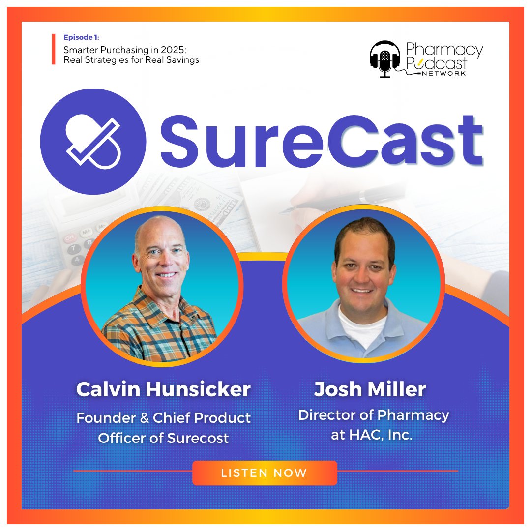 Impressive report on 'Smarter Purchasing' during a time in pharmacy where inventory savings can make a huge difference in keeping pharmacies open!! 

We are thankful to the <a href="/SureCost/">SureCost</a> team for sharing the Smarter Purchasing Report 2025 with Josh Miller of HAC Pharmacies and