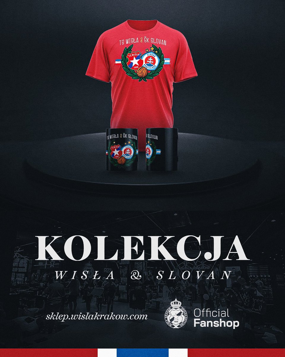 Wisła Kraków (@wislakrakowsa) on Twitter photo Official Fanshop potwierdza gotowość na wtorkowy mecz przyjaźni! Po dedykowane gadżety na mecz ze <a href="/SKSlovan/">ŠK Slovan Bratislava</a> zapraszamy stacjonarnie do Fanshopu przy R22 👊
___
Karnety na nowy sezon ▶️ bilety.wislakrakow.com Official Fanshop potwierdza gotowość na wtorkowy mecz przyjaźni! Po dedykowane gadżety na mecz ze <a href="/SKSlovan/">ŠK Slovan Bratislava</a> zapraszamy stacjonarnie do Fanshopu przy R22 👊
___
Karnety na nowy sezon ▶️ bilety.wislakrakow.com