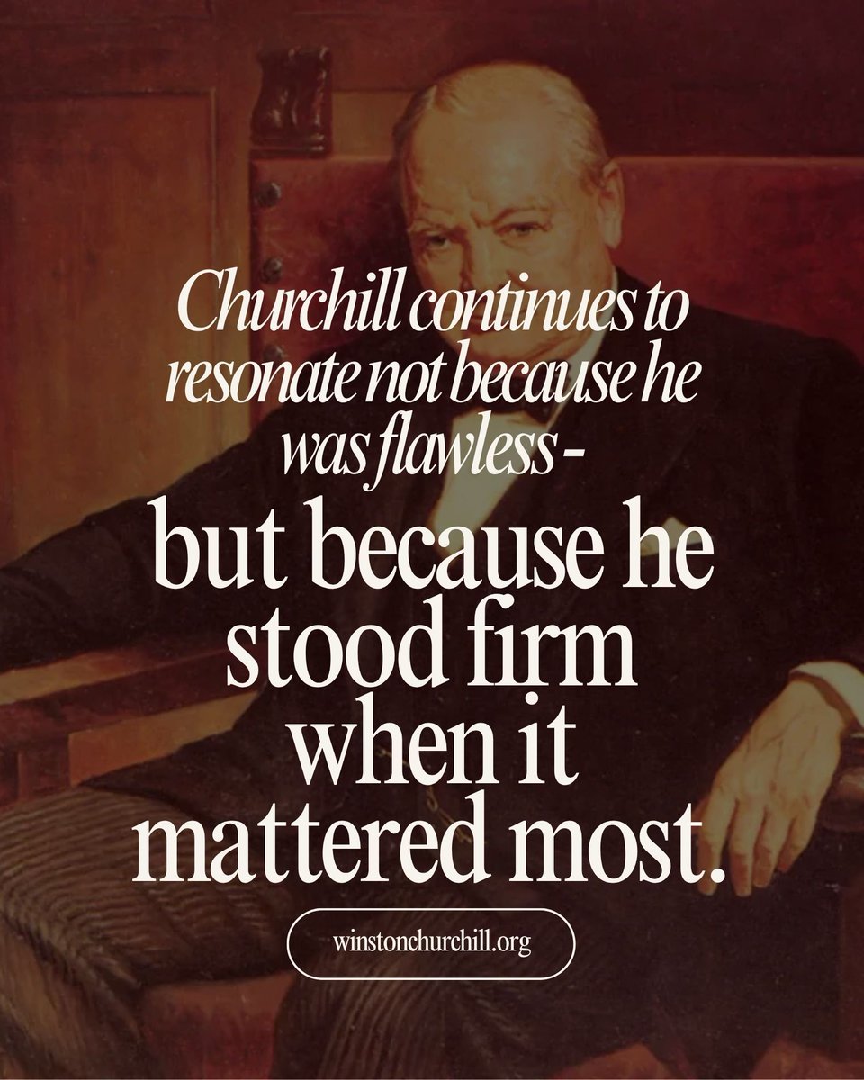 ChurchillCentre's tweet image. Churchill’s legacy isn’t built on perfection—it’s built on perseverance.
He showed what it meant to lead with purpose in uncertain times.
What do you admire most about Churchill’s leadership?
#Churchill #WWII #Legacy