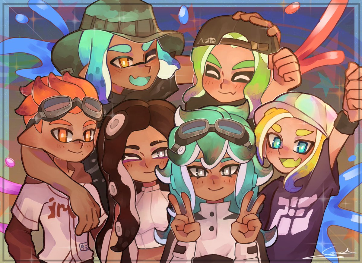 _Karma_art's tweet image. Salut !! 

Et voilà ma commission pour @TmTeam_ , gagnants de la division 9 ! 

Merci à @eSportBrosTV d'encore une fois me faire confiance, et bravo à TmTeam !! 

#art #ebtv #commission #artist #splatoon #splatoon3 #sp3 #artprize