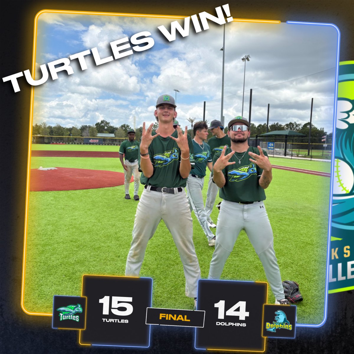 Coastal Collegiate Baseball League (@ccbljax) on Twitter photo Turtles take a slugfest in extras! Turtles take a slugfest in extras!