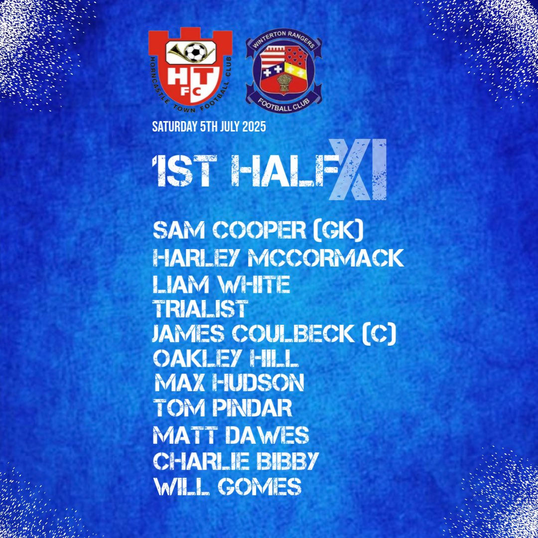 Winterton Rangers FC (@wintertonrfc) on Twitter photo Our first starting XI to kick off the pre season against <a href="/HorncastleTown_/">Horncastle Town FC</a>
I #UTR๐ I Our first starting XI to kick off the pre season against <a href="/HorncastleTown_/">Horncastle Town FC</a>
I #UTR๐ I