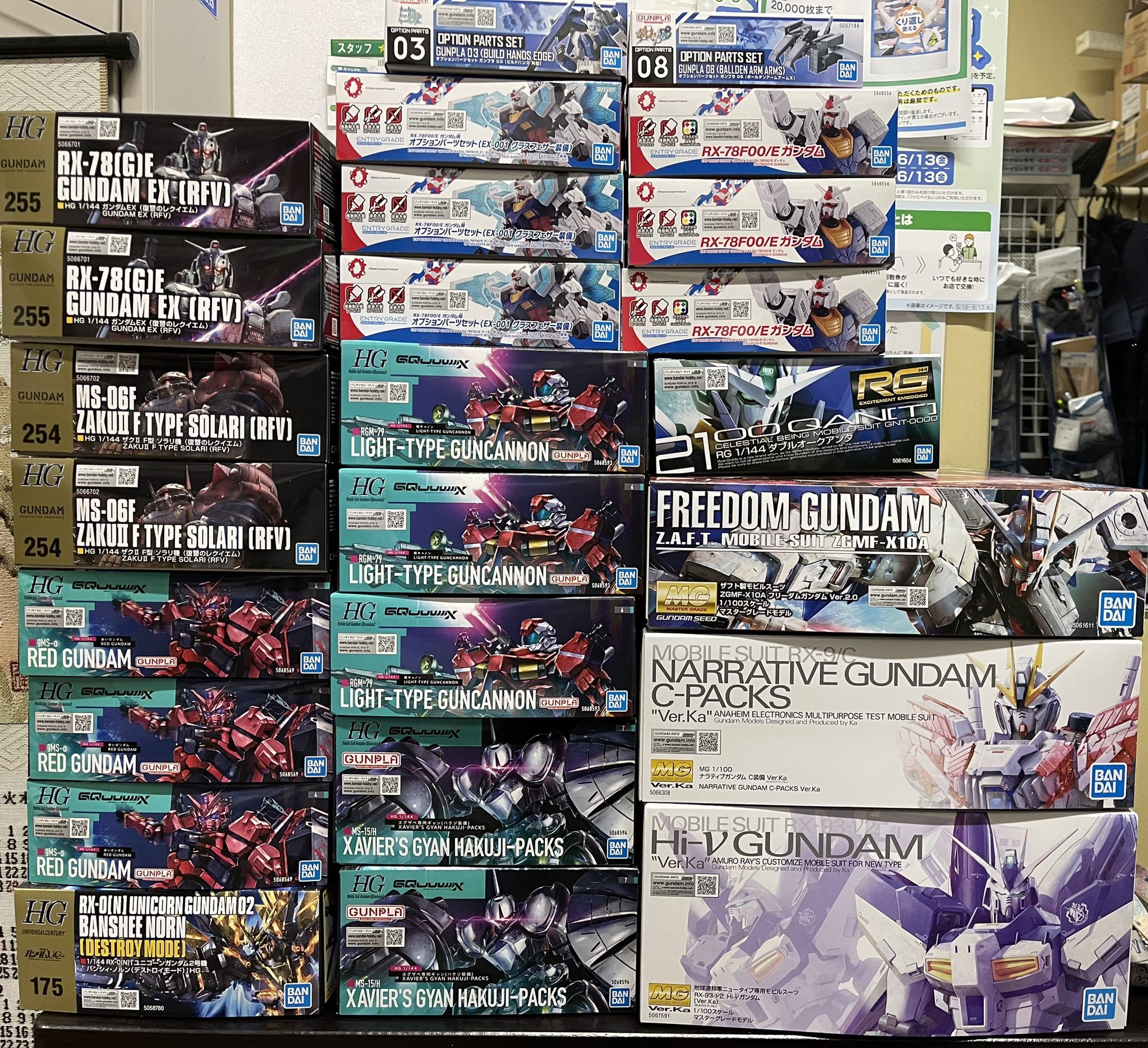 【3体セット】　HG 赤いガンダム　軽キャノン　エグサベ専用ギャン 3体セット】 HG 赤いガンダム 軽キャノン エグサベ専用ギャン