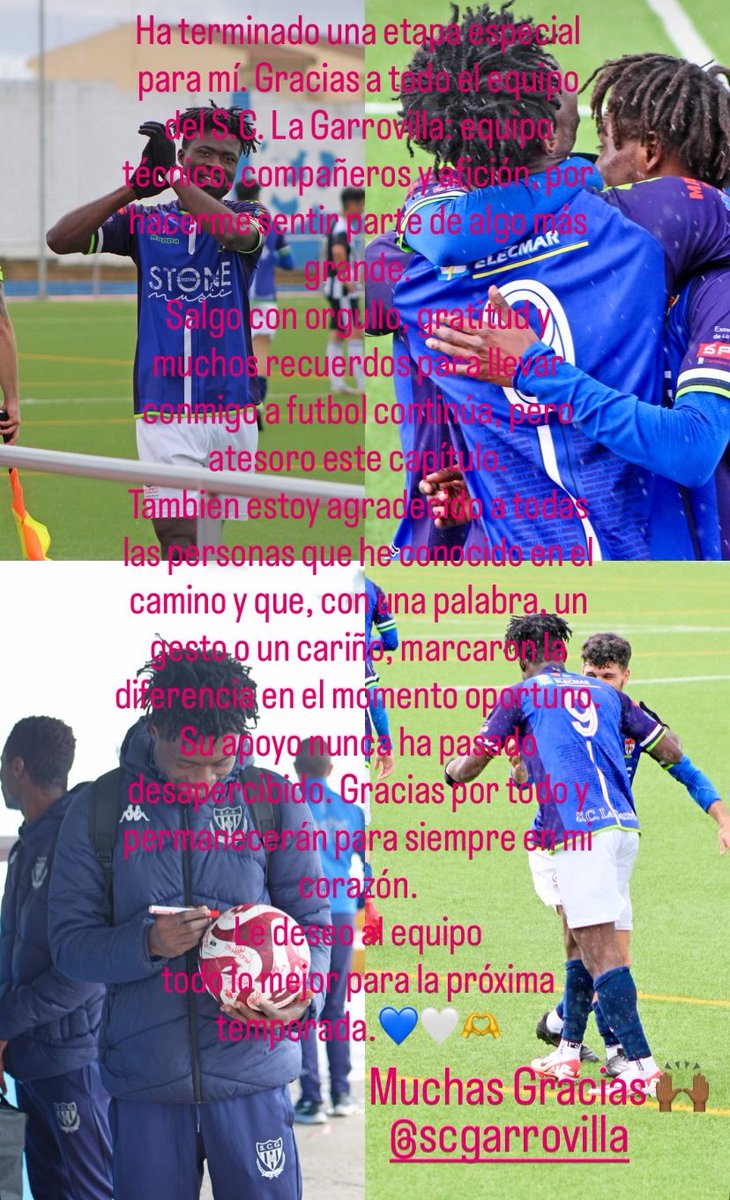 Muchas gracias por todos <a href="/SCGarrovilla/">S. C. La Garrovilla</a>