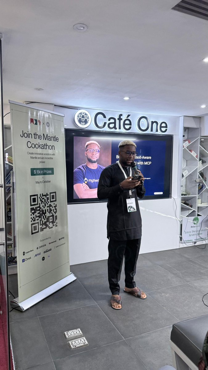 Web3 Afrika | web3afrika.eth (@web3afrika) on Twitter photo Happening now!
Oluwaseun Raphael Afolayan <a href="/theafolayan/">Oluwaseun Raphael Afolayan</a>, the Co-founder & Chief Technology Officer of <a href="/MyTherapistng/">MyTherapist.ng - Online Therapy for Nigerians</a> is speaking about;
Building Context-Aware Generative AI with MCP Servers Happening now!
Oluwaseun Raphael Afolayan <a href="/theafolayan/">Oluwaseun Raphael Afolayan</a>, the Co-founder & Chief Technology Officer of <a href="/MyTherapistng/">MyTherapist.ng - Online Therapy for Nigerians</a> is speaking about;
Building Context-Aware Generative AI with MCP Servers