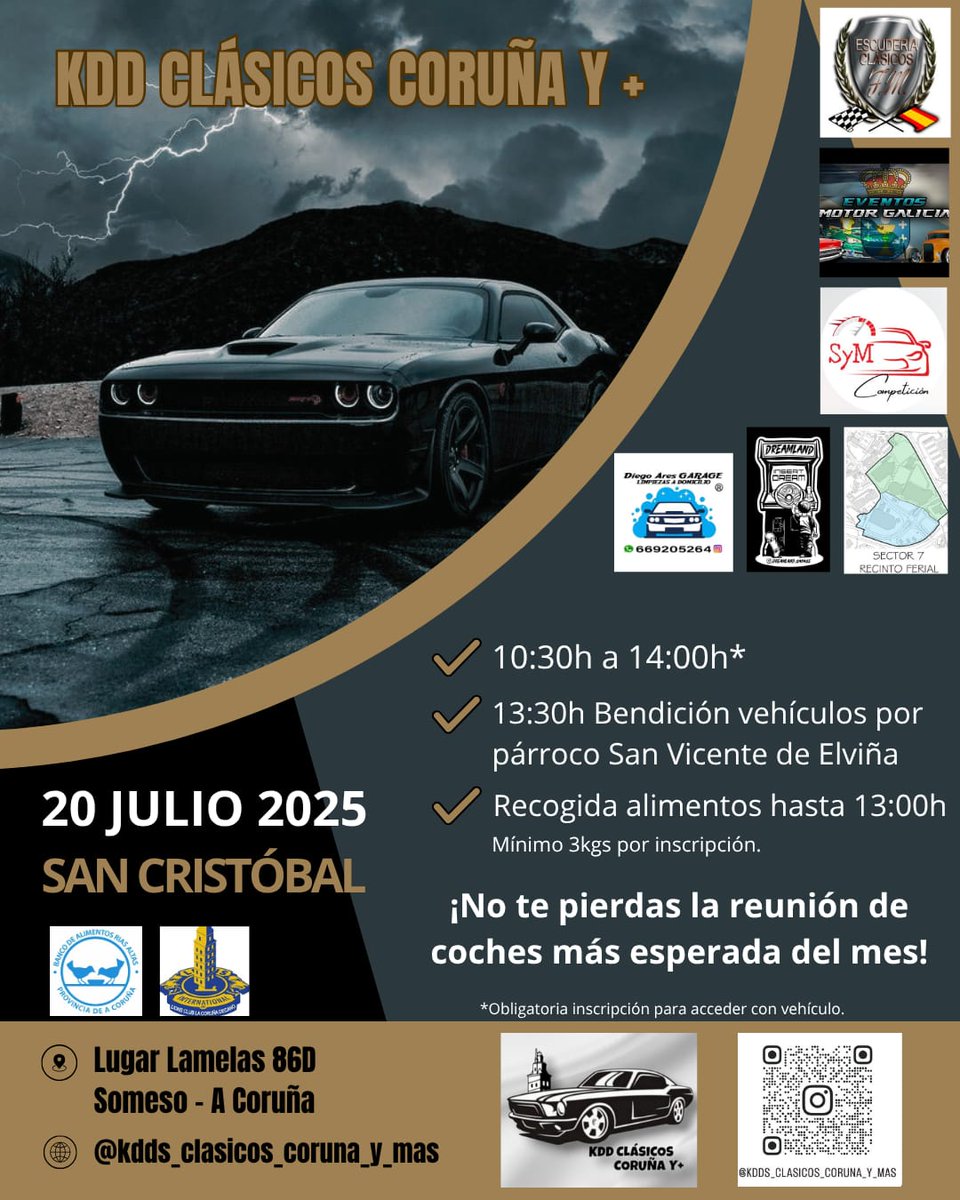 Diegoaresgarage2 (@dieguito4694) on Twitter photo 20 de Julio
Kdda con bendición en San Cristóbal y Recogida de alimentos en <a href="/sector7_coruna/">Sector 7 Recinto Ferial</a> 
Os esperamos 20 de Julio
Kdda con bendición en San Cristóbal y Recogida de alimentos en <a href="/sector7_coruna/">Sector 7 Recinto Ferial</a> 
Os esperamos