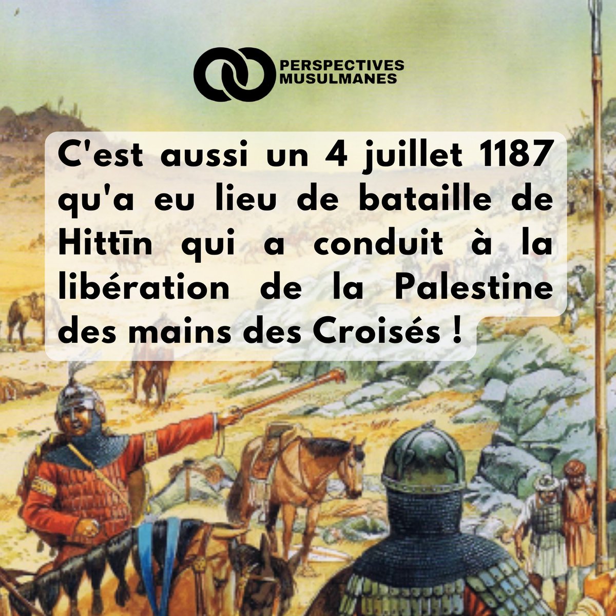 CoordinationCLS's tweet image. 63 ans que le peuple algérien a chassé le colonialisme français !
Le 4 juillet est aussi la commémoration de la bataille de Hittīn en 1987 qui a mené à la libération de la Palestine des Croisés !
Comme l'Algérie hier, demain la Palestine libre à nouveau !
الله يرحم الشهداء