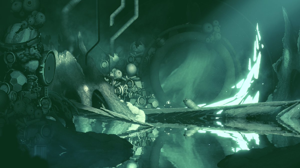 BionicBay's tweet image. Studies show that #ScreenshotSaturday can give you epic wallpapers, BUT what's science without a variation, so you've got video, too.
Bionic Bay’s world is crafted with intensely detailed pixel art. Our pixel-perfect precision platformer #IndieGame is available now on PC and PS5