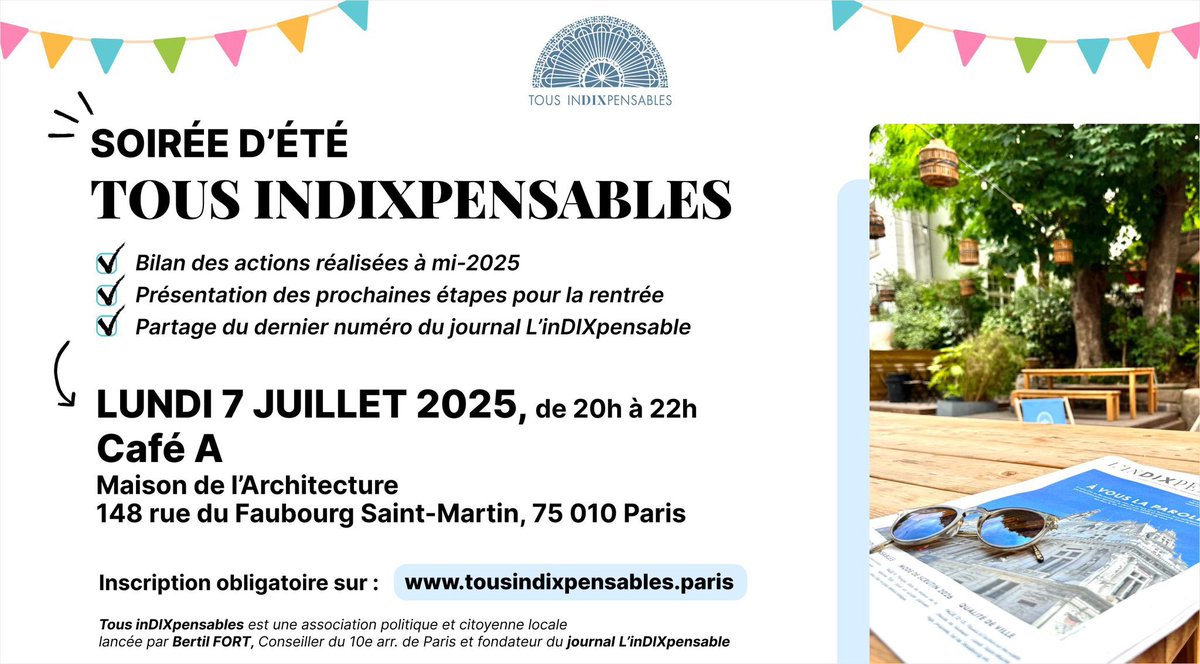 ☀️ L’été est là, et nous continuons nos cafés citoyens dans le 10e comme chaque semaine depuis début février.

Ce matin, nous étions place Jan Karski dans le quartier Louis Blanc - Aqueduc pour continuer à consulter et échanger avec vous sur notre démarche innovante pour