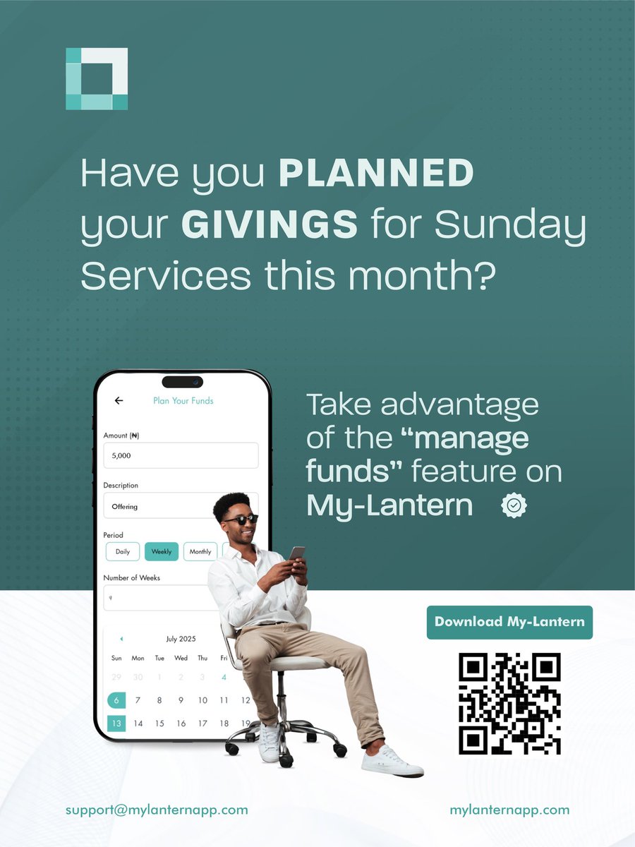 mylanternapp's tweet photo. Organize your life! Organize your finances.
You don’t have to get stuck when you can plan ahead.
Use My-Lantern today!

#MyLantern #UseAmSeeRoadO 
#Church #offering #giving #budget https://t.co/QtQCZ02ymR