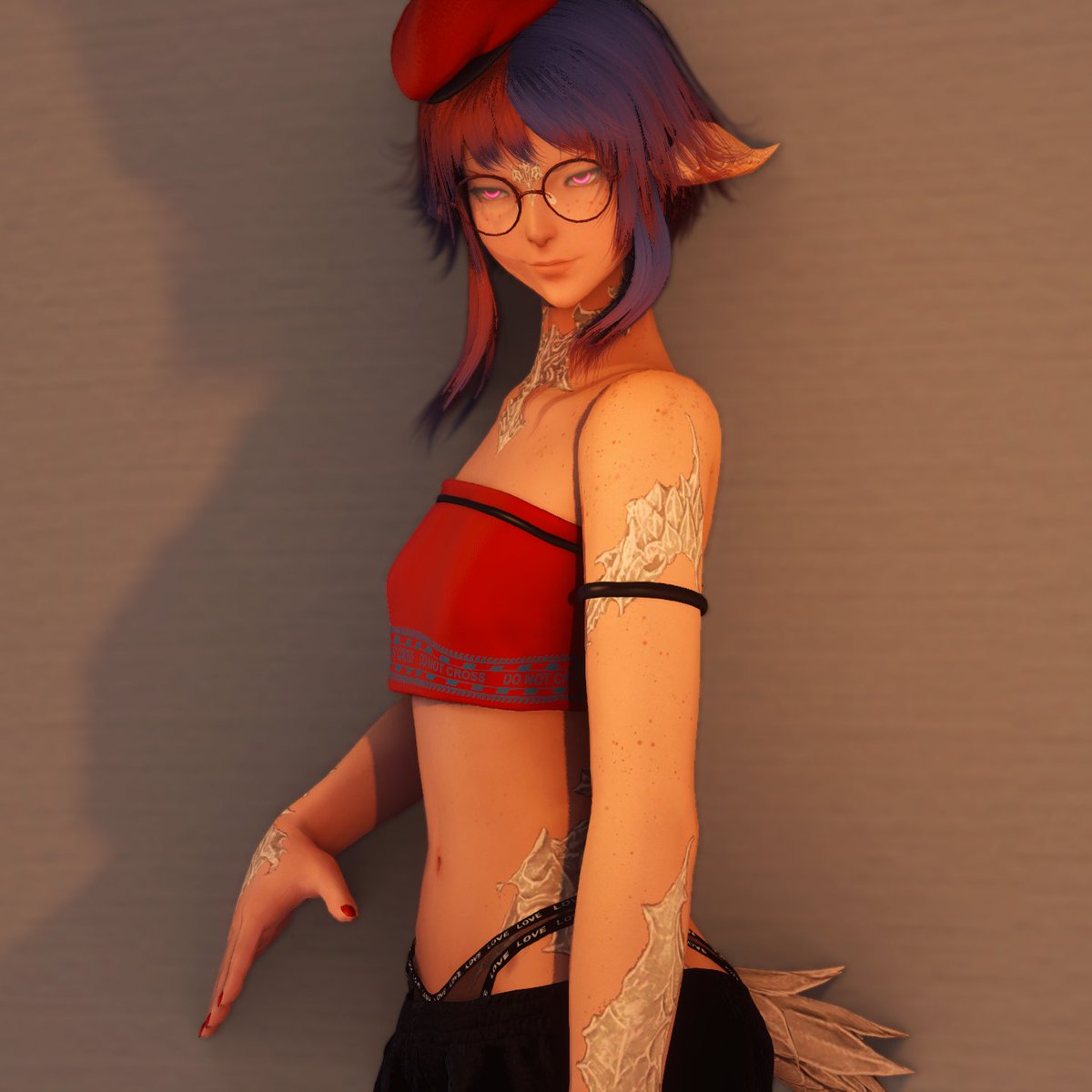 Tearlament_Raye's tweet photo. E-eep! So… do you like what you see, or should I turn around again?

#FFXIV | #FF14 | #GPOSERS | #aura | #gpose https://t.co/szKlHGQGz6