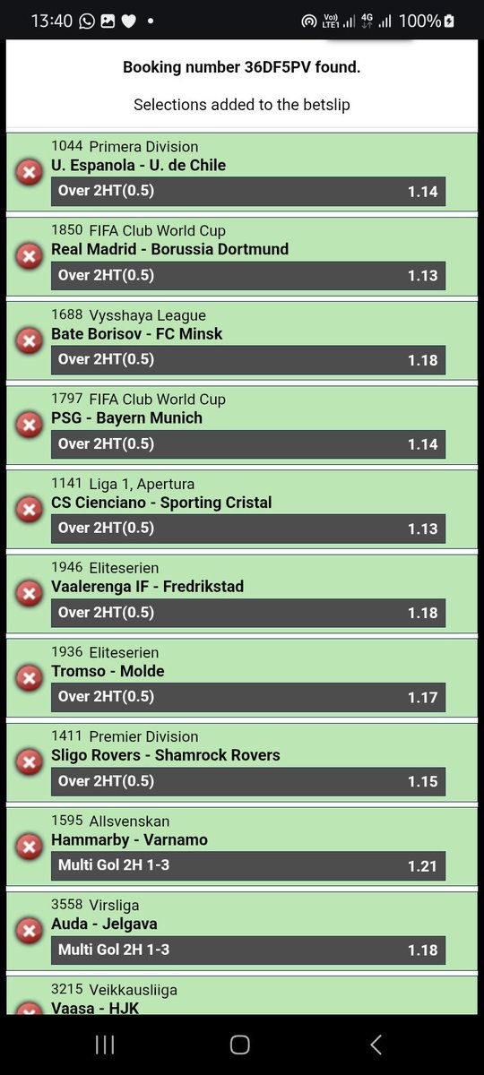 Woozzaa (@woozzaabets) on Twitter photo Favourites 1 UP Accumulators π₯
Second Half 1-3 Goals Combo π₯
Favourites to Score or Win a Half π₯
Let's Play Again π»
π 1οΈβ£0οΈβ£+ 1οΈβ£0οΈβ£+ 2οΈβ£0οΈβ£ + Odds
Codes π #Bet9jaCode
36DC3JN 36DCZLH 36DCF5PV
Bookie <a href="/Bet9jaOfficial/">Bet9ja: The home of #betBOOM! π£</a>
Not on ?
Register & Play π Favourites 1 UP Accumulators π₯
Second Half 1-3 Goals Combo π₯
Favourites to Score or Win a Half π₯
Let's Play Again π»
π 1οΈβ£0οΈβ£+ 1οΈβ£0οΈβ£+ 2οΈβ£0οΈβ£ + Odds
Codes π #Bet9jaCode
36DC3JN 36DCZLH 36DCF5PV
Bookie <a href="/Bet9jaOfficial/">Bet9ja: The home of #betBOOM! π£</a>
Not on ?
Register & Play π