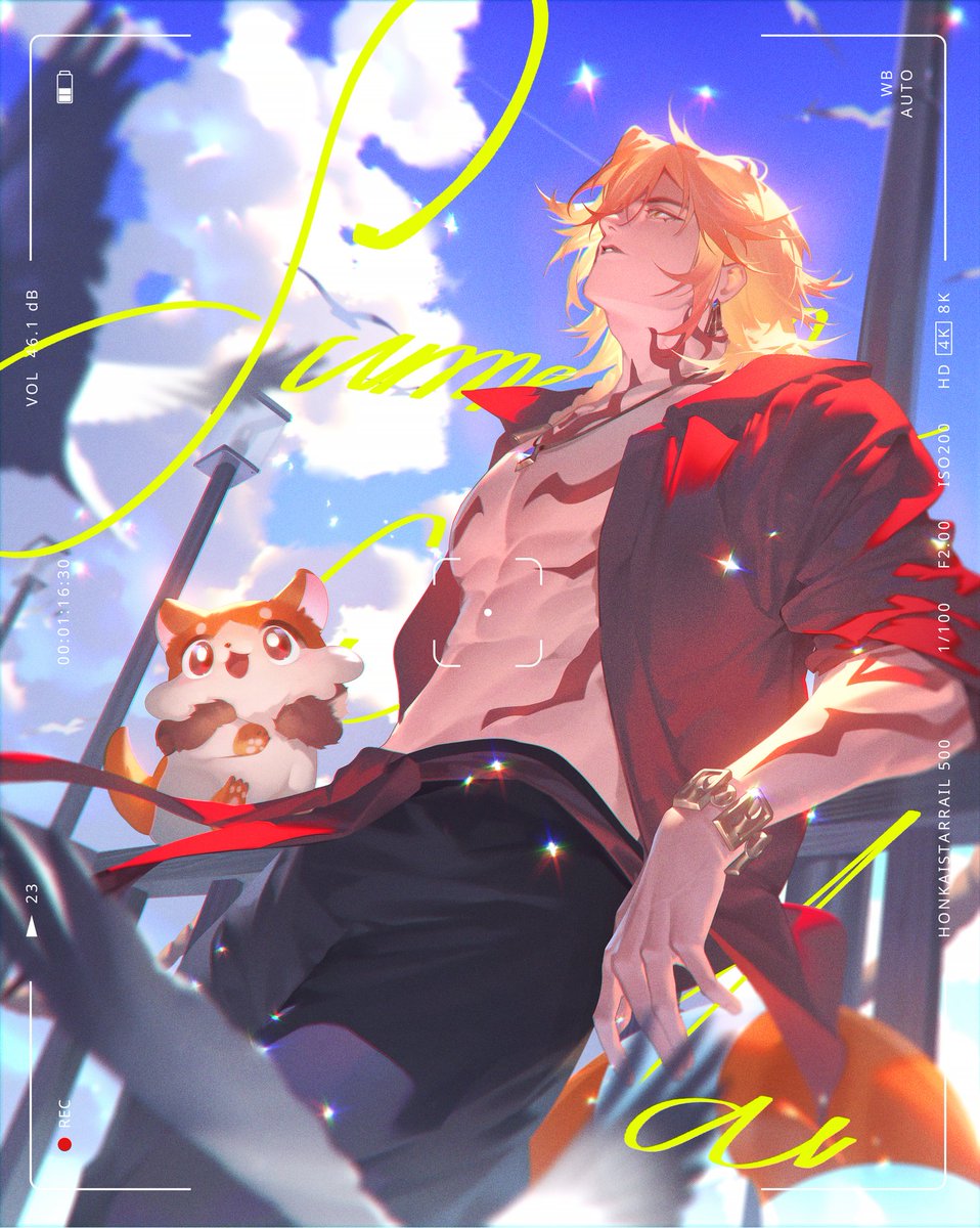 jean_0v0's tweet image. Summer with youโ๏ธ
#Mydei #HonkaiStarRail #ๅดฉๅฃในใฟใผใฌใคใซ