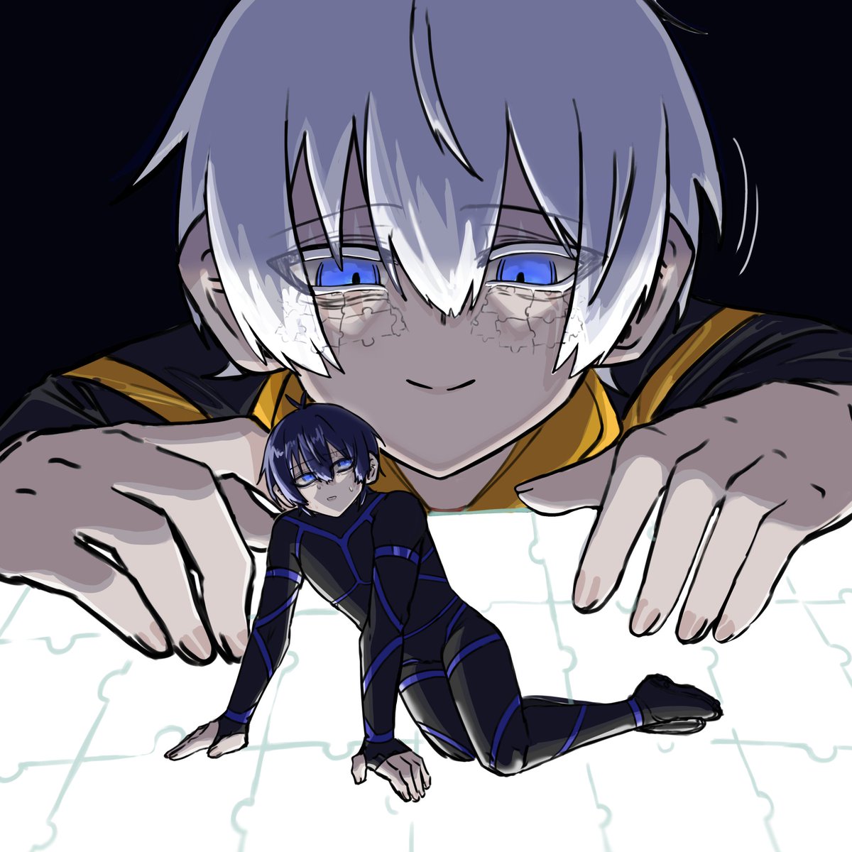 Mirai_976's tweet photo. I wanted to draw isg #isagiyoichi https://t.co/tjMSX2McT0