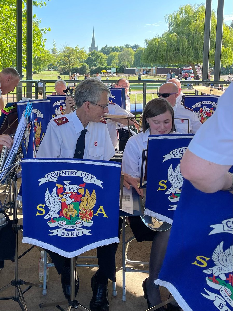 Come and join us for sing-along Songs of Praise at the bandstand near the river in #StratforduponAvon tomorrow from 4.30pm. The chain ferry will be running later than usual to get people back across the river to town