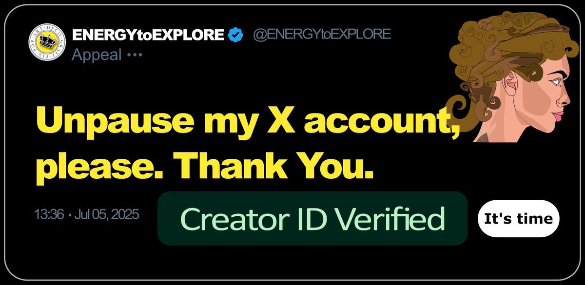 ENERGYtoEXPLORE (@energytoexplore) on Twitter photo Dear <a href="/X/">X</a>, as a ๐๐ง๐๐ข๐๐ช๐ข+, Iโve received no Creator revenue sharing payouts since 29 Mar 25, despite being monetized since Feb 2023. Iโve earned only a few $ in more than 900+ days, while paying twice for Premium+ & creator subs. Please kindly resolve this issue. Thank you. Dear <a href="/X/">X</a>, as a ๐๐ง๐๐ข๐๐ช๐ข+, Iโve received no Creator revenue sharing payouts since 29 Mar 25, despite being monetized since Feb 2023. Iโve earned only a few $ in more than 900+ days, while paying twice for Premium+ & creator subs. Please kindly resolve this issue. Thank you.