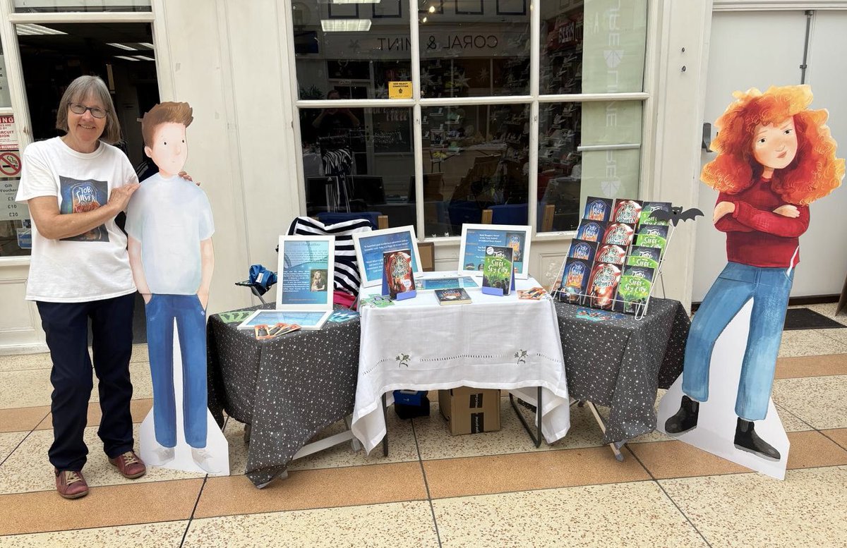 Thirteen books sold at today’s (quiet) market. What would I do without my mum (AKA Sales Manager for the Devonshire region)?!