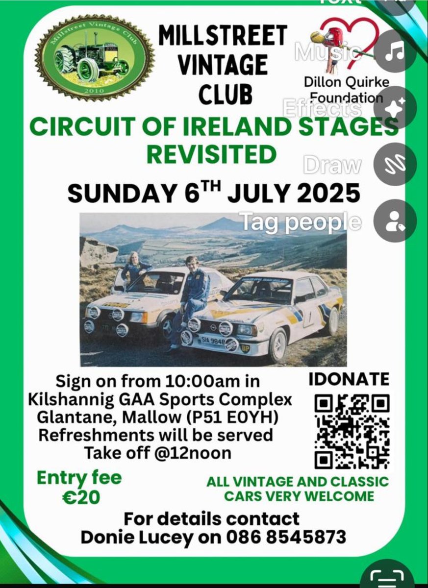 Milstreet Vintage club Glantane 6th July
Get all the latest news on the Kilshannig GAA app member.clubspot.app/club/kilshanni…