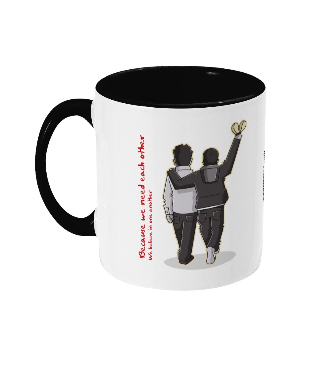 BECAUSE WE NEED EACH OTHER….. 
a lot of people over the last few hours have asked…, so here it is…mug available now!