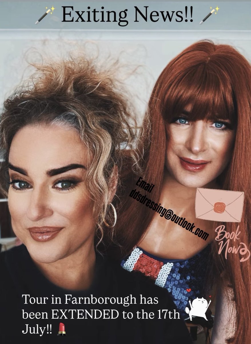 DD's Dressing & Transformations (@ddsdressing) on Twitter photo 💄Exiting News!!💄
.
.
Tour in Farnborough extended till the 17th July ✨
.
.
Email ddsdressing@outlook.com
.
.
#dressingservice #makeover #tgirl #crossdressing #trans #transformation 💄Exiting News!!💄
.
.
Tour in Farnborough extended till the 17th July ✨
.
.
Email ddsdressing@outlook.com
.
.
#dressingservice #makeover #tgirl #crossdressing #trans #transformation