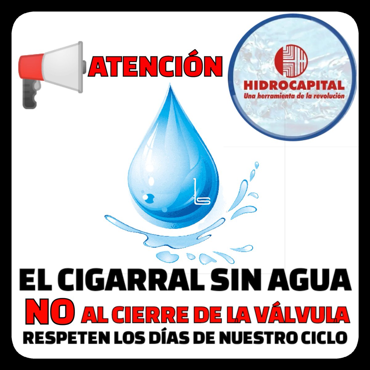 #5jul ¡Sábado y seguimos SIN AGUA 💧💧💧 en El Cigarral! 😓 Ya son 8 DÍAS SIN SERVICIO para más de 6000 habitantes. Necesitamos una solución URGENTE. ¡Exigimos respuestas y acción! #SinAgua #ElCigarral #Caracas #Venezuela <a href="/ServiciosEH/">ServiciosElHatillo</a> <a href="/ElHatillo/">Alcaldía El Hatillo</a>  <a href="/HidroCapital2/">Hidrocapital</a> <a href="/eliasayegh/">Elías Sayegh</a>