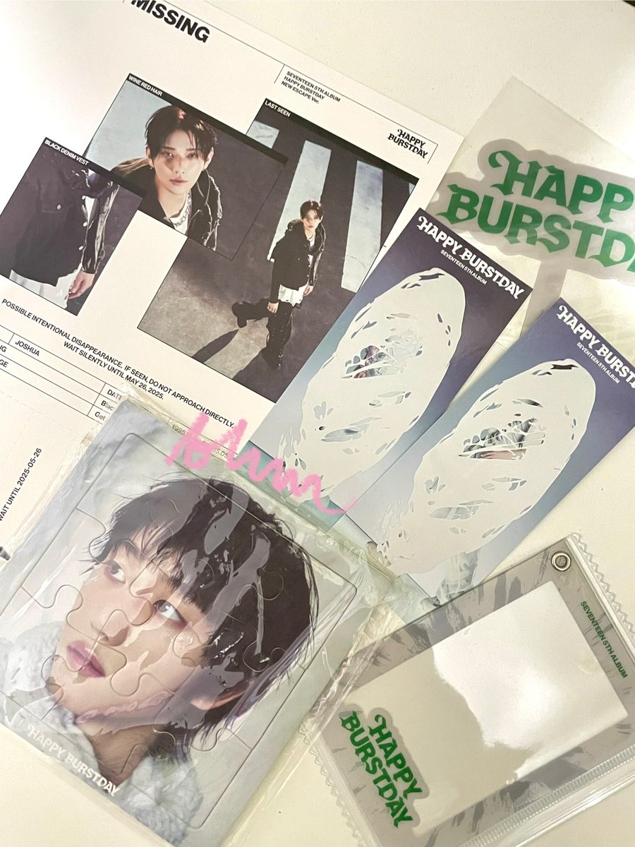 wts lfb ೀ

ᡣ𐭩 seventeen burstday album inclusions

— shua tear-off poster
— cake topper
— minghao puzzle
— poca holder
— 2 scratch card

• ₱200
• onhand, ready to ship!
• payo / 3 days dop
• will give official nrpcs as freebie

#dollycartz
