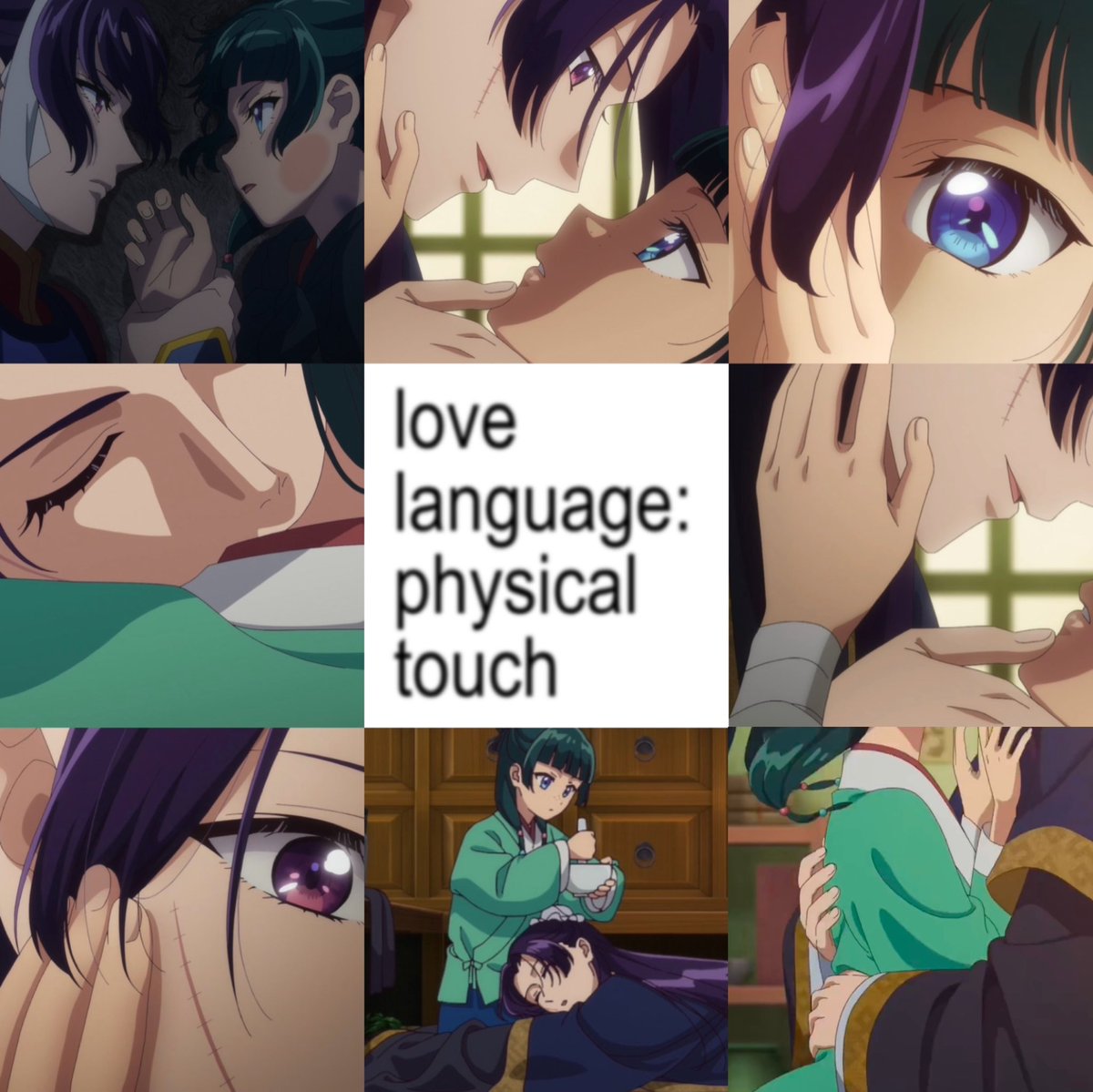 mahsili's tweet photo. when their love language is touch https://t.co/A8vPs7cGro