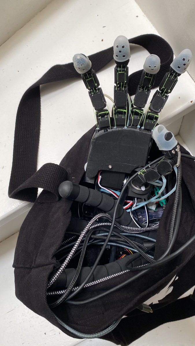 “Well yeah there’s a hand in my bag but I can explain”
