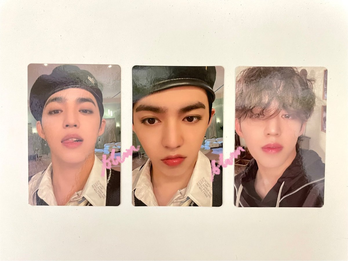 wts lfb ೀ

ᡣ𐭩 seungcheol pcs

• ₱100 ea + sf, ₱280 if take all
• onhand, can ship agad!
• payo / 3 days dop
• will give official nrpcs as freebie

#dollycartz