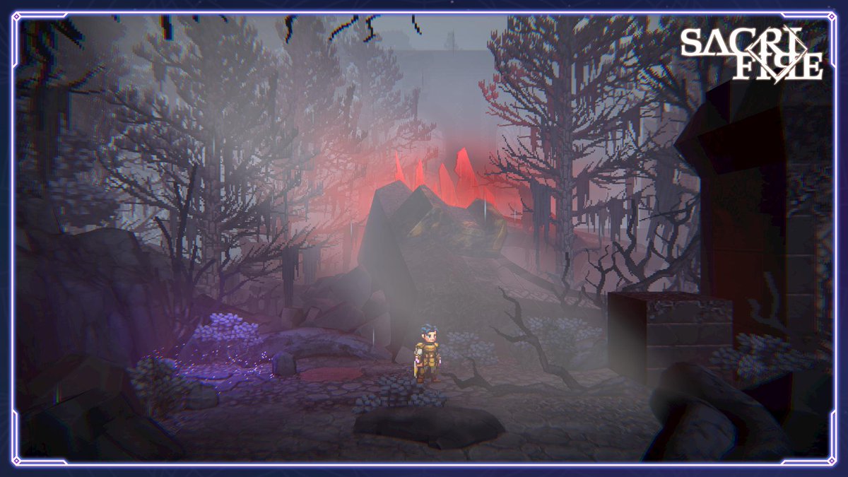 pixelated_milk's tweet image. More from the place we teased earlier this week.
Still work-in-progress, but the atmosphere’s starting to settle in.
#screenshotsaturday #gamedev #pixelart #ドット絵