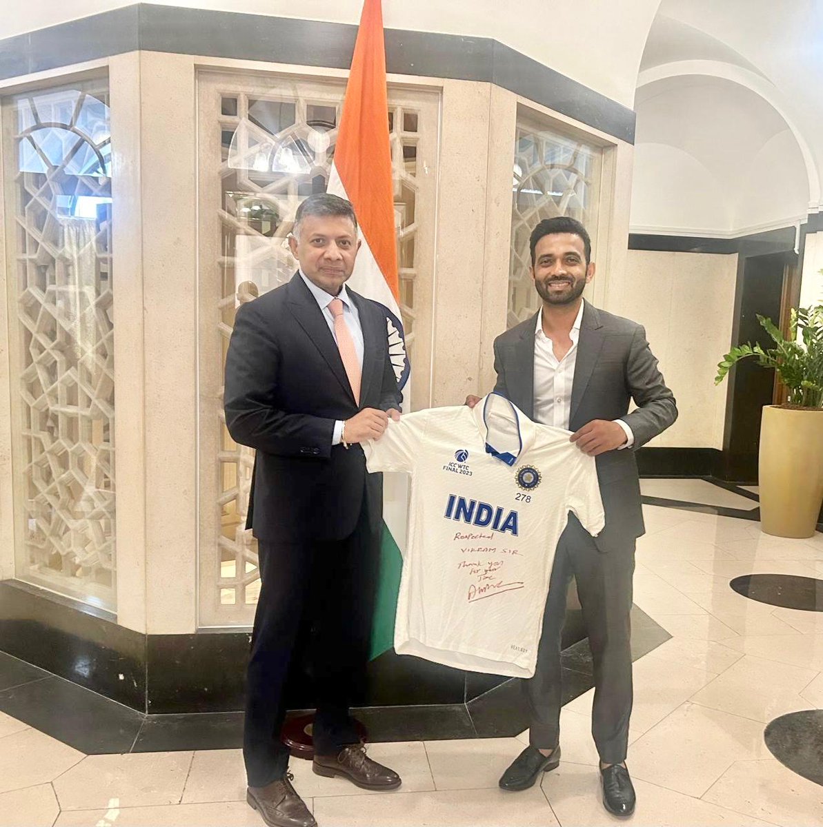 Was great to visit India House in London and interact with the Hon’ble High Commissioner of India to the UK, Mr. Vikram Doraiswami. Always inspiring to take notes from someone with such a distinguished career in serving our country. Was nice to know about his love for P.G.