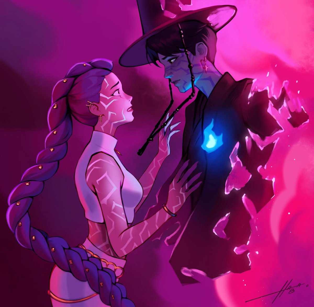 NavaDraw's tweet image. #KPOPDEMONHUNTERS #kpopdemonhuntersfanart #rujinu #jirumi