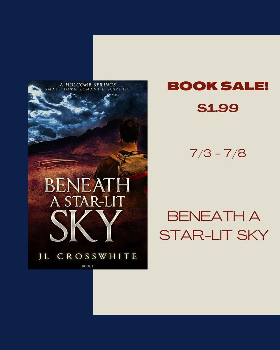 Whether you've not been able to read it yet or you've just been wanting to get your own copy, now is the perfect time to buy Beneath a Star-Lit Sky! The ebook is on sale until July 8th for $1.99. Purchase through Kobo and all other retailers.

jlcrosswhite.com/books/beneath-…