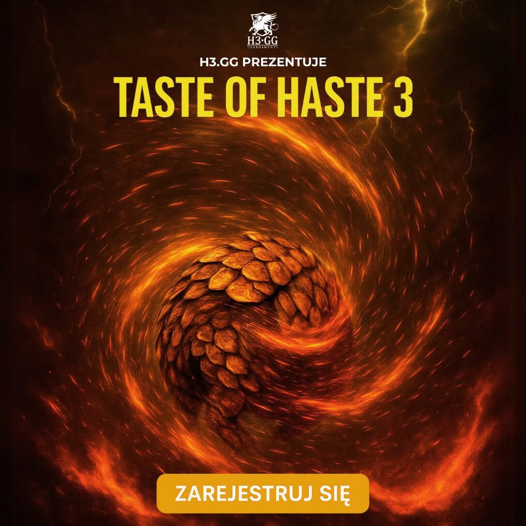 Dervvan_'s tweet photo. Ruszyliśmy z zapisami na 3. edycję turnieju Taste of Haste 🔥 Tylko dla doświadczonych graczy, z pulą nagród minimum 1500 zł.

Rywalizacja na klasycznych szablonach
Zegar? Bez litości. 😎

🗓️ Zapisy do 10.07. 
📄 Szczegóły i zapisy ➡️ https://t.co/6rlcYz8CML https://t.co/WM5qYcT8UN