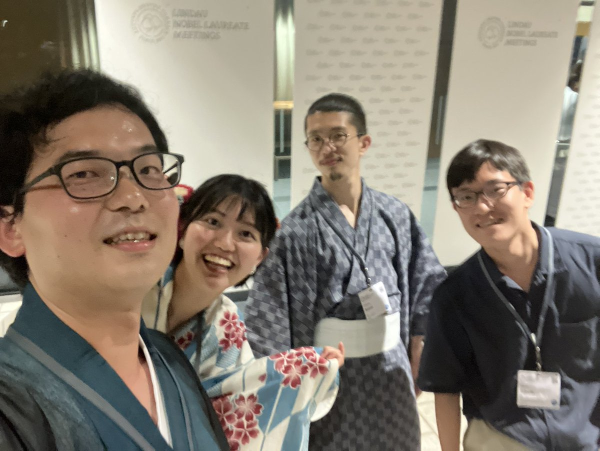Y0shiki_2019's tweet image. 1週間のLindau Nobel Laureate Meeting #LINO25 が無事終わりました！
ノーベル賞受賞者もちろん、世界各国から集った若手研究者と昼夜問わず議論できて楽しかったです 
今回参加する機会をくださった #学振 #JSPS に大変感謝いたします。