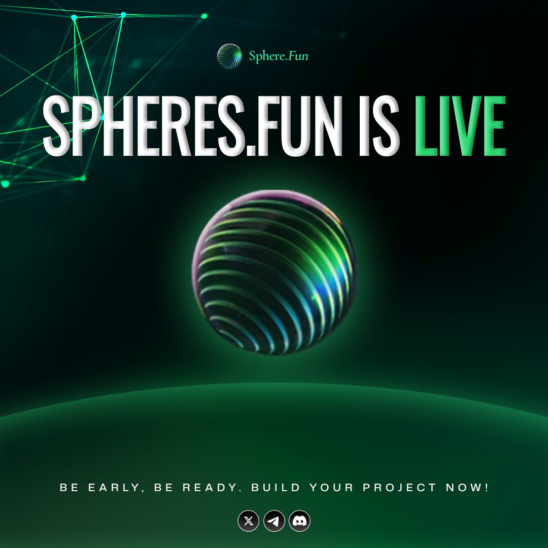 hyprsphere's tweet photo. https://t.co/7m3I0srJE0 is NOW LIVE!🚀

Thanks for holding on — it’s time to build. 🔥

https://t.co/YTC4UcfDO6
#Sphere #CryptoCommunity #DeFiLaunch https://t.co/LhtZ95Haqf