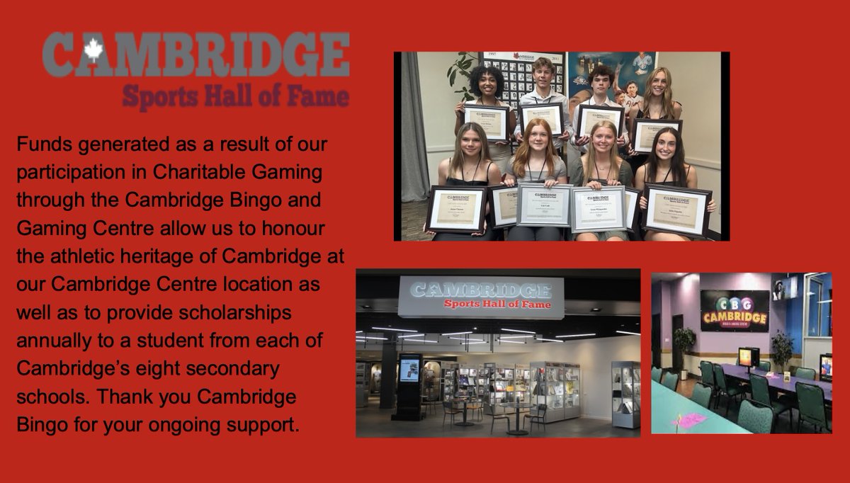 Cambridge Sports Hall of Fame tweet media