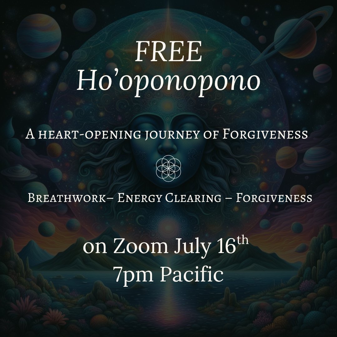 Mt_mind_tricks's tweet image. Join me on July 16th at 7 PM (PST) for a Free Ho’oponopono — a sacred online space to release what’s weighing you down. This isn’t a surface-level affirmation practice — it’s the real, lineage-based process passed down from the Big Island of Hawai’i. 

mountainmindtricks.com/free-hooponopo…