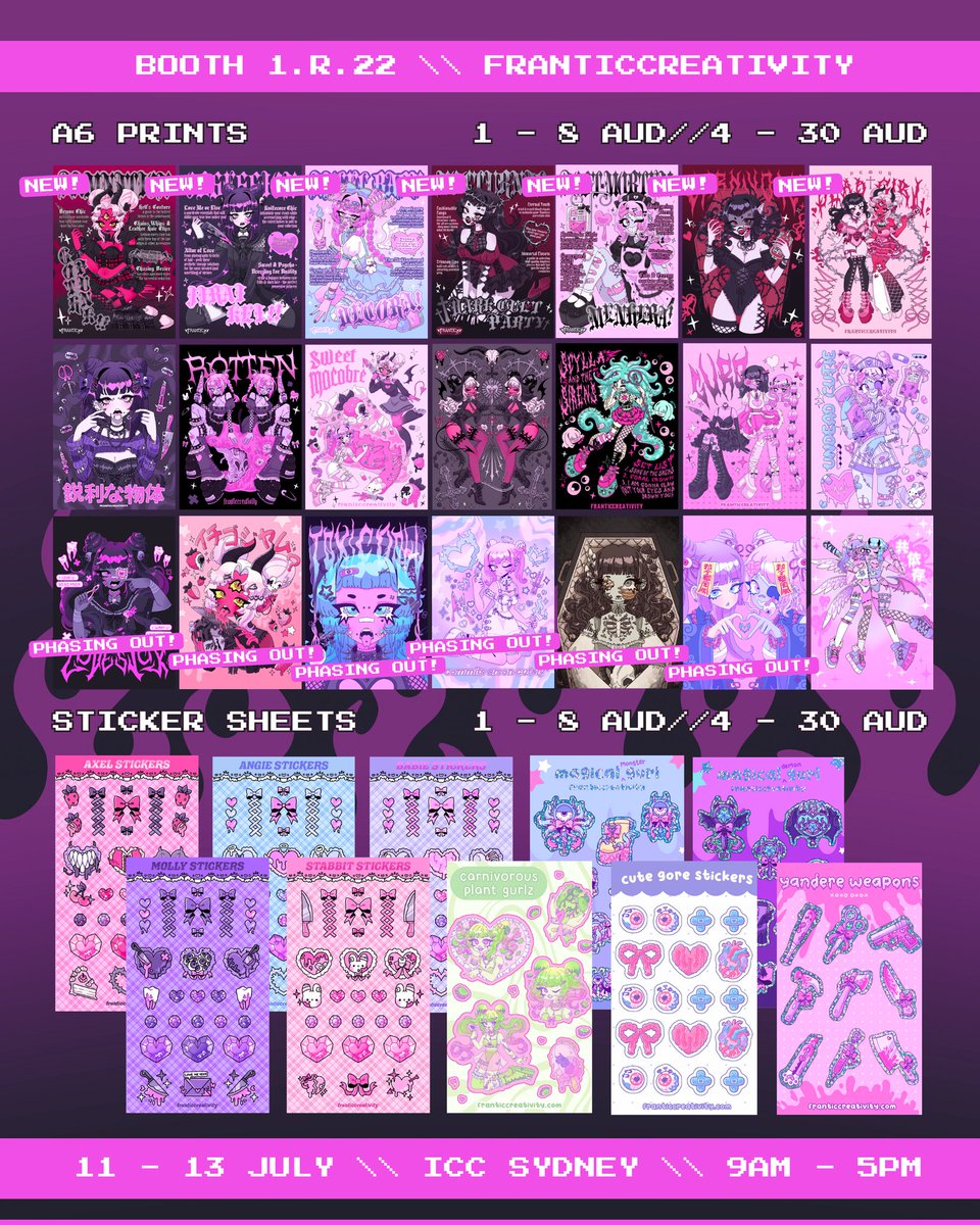 frantictrash's tweet photo. FRANTIC SMASH CATALOG (PART 3/3) 💖🇦🇺 https://t.co/v4O2BagP2t