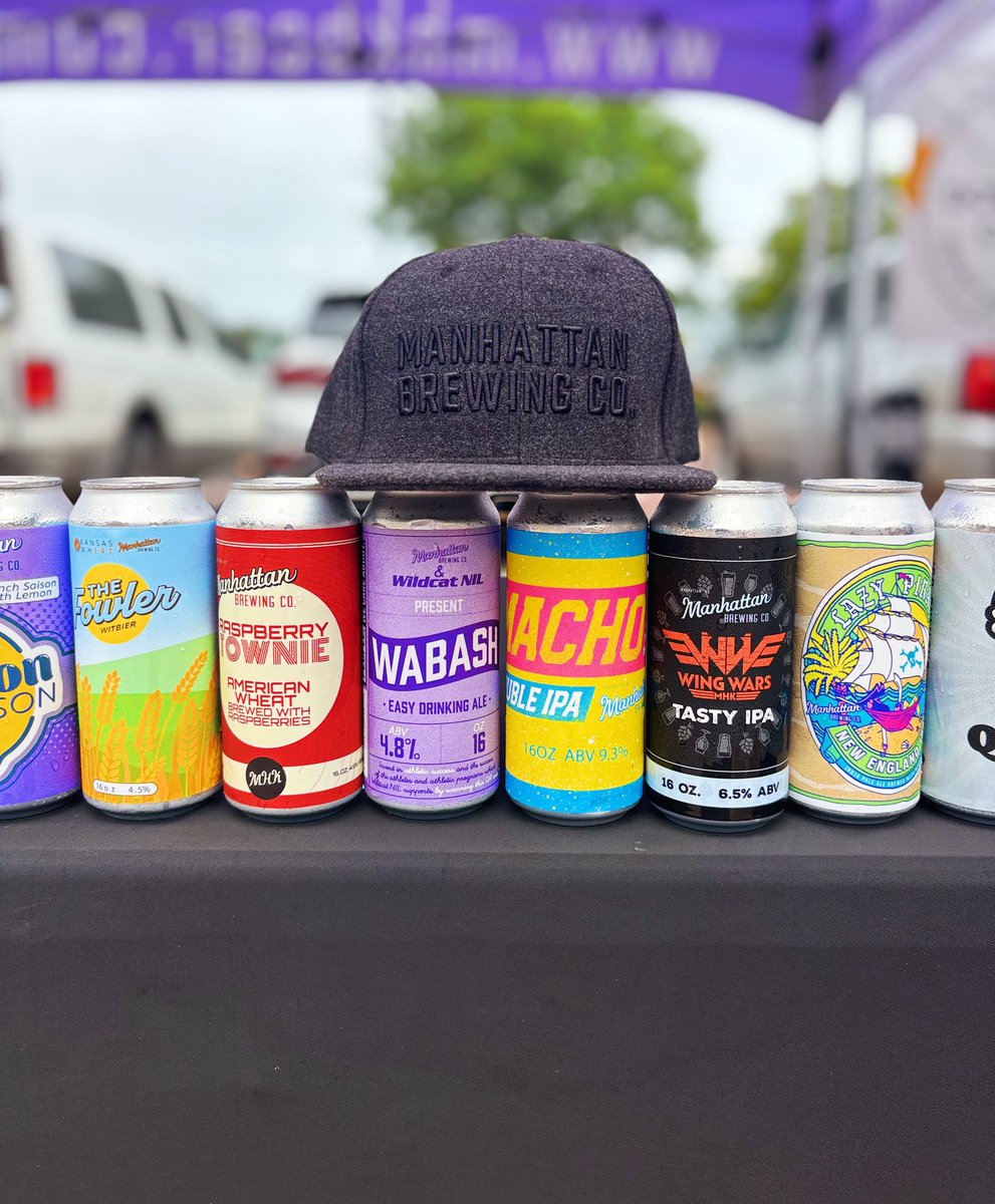 Good morning, Wichita! 🌞 We’re at the Old Town Farmers Market today, come grab some free beer samples and 4-packs to-go! 🍻
Doors at the Lounge open at 1:30pm, come hang out with us!