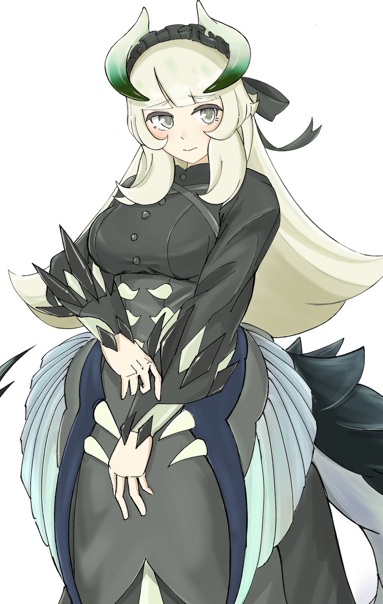 daimyo_bzm's tweet image. 自分が使ってるテーマのカードを描く
②ドラゴンメイド・チェイム
 #OCGファンアート #遊戯王OCG