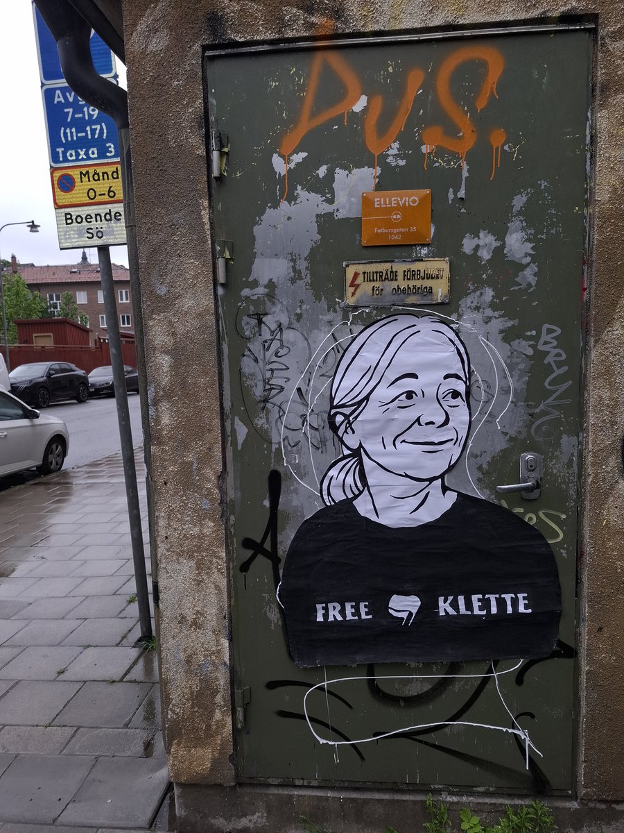 Daniela Klette kommer troligtvis aldrig mer njuta av frihet. Vår solidaritet är orubblig.