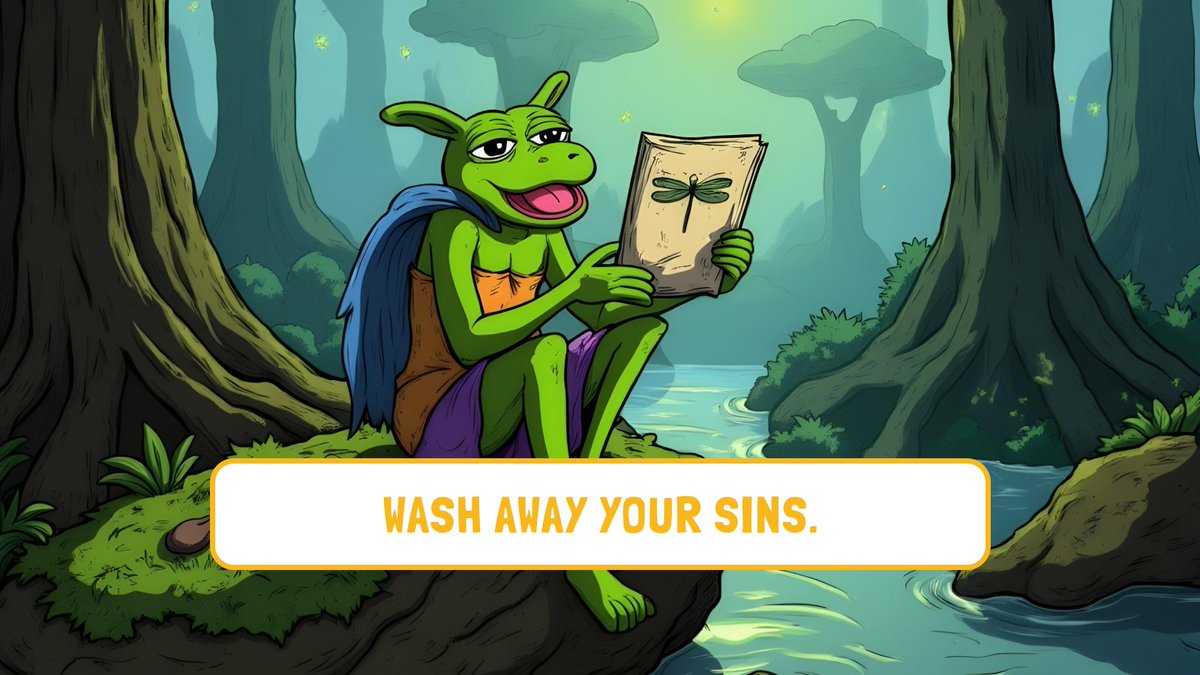 Wash away your sins.
Forget that NFT you bought for 3 ETH.
Enter the church of $FPPE.
🎟 Code to salvation: FLOPPY100

🐽 Start your rebirth → floppypepe.io

#SundayDegen #CryptoRedemption #FLOPPY100 #HippoRevival