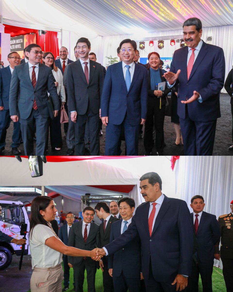 Noticias PSUV (@noticiaspsuv_) on Twitter photo <a href="/NicolasMaduro/">Nicolás Maduro</a> La Gran Expo 'China y Venezuela' demuestra que otro mundo es posible, al unir los esfuerzos de dos repúblicas libres, soberanas e independientes.
🔹 #China y #Venezuela poseen identidades bien delineadas y modelos de #Sociedad y económicos originales, no copiados <a href="/NicolasMaduro/">Nicolás Maduro</a> La Gran Expo 'China y Venezuela' demuestra que otro mundo es posible, al unir los esfuerzos de dos repúblicas libres, soberanas e independientes.
🔹 #China y #Venezuela poseen identidades bien delineadas y modelos de #Sociedad y económicos originales, no copiados