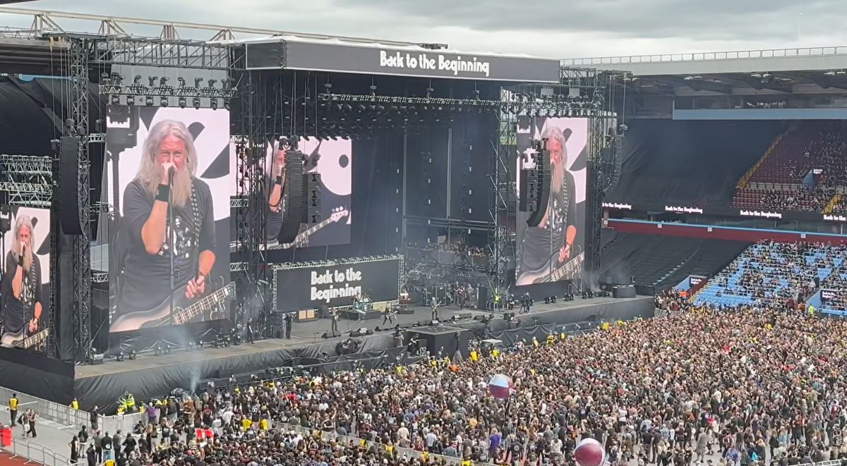 Black Sabbath Update -Back to the Beginning 2025

Mastodon set 

Black Tongue
Blood and Thunder
Supernaut