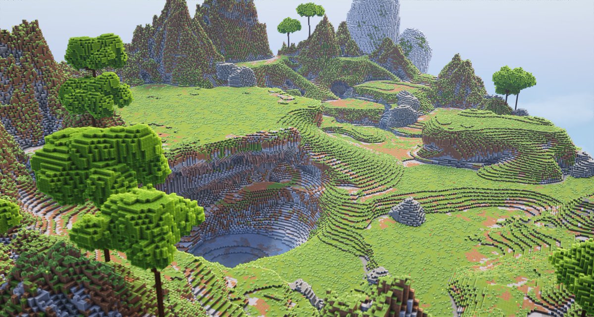 chabo_mc's tweet image. 配布用の地形完成しました!!
中央にメインの建物を想定して中~大規模くらいの街づくりができます。でかいです🐳
❌無断転送禁止
⭕️地形改変OK
⭕️ローカルやマルチワールドへの移動OK
Javaの1.20.1で制作していますが最新バージョンで読み込み可能です。
建築投稿は #ちゃぼさんの地形…